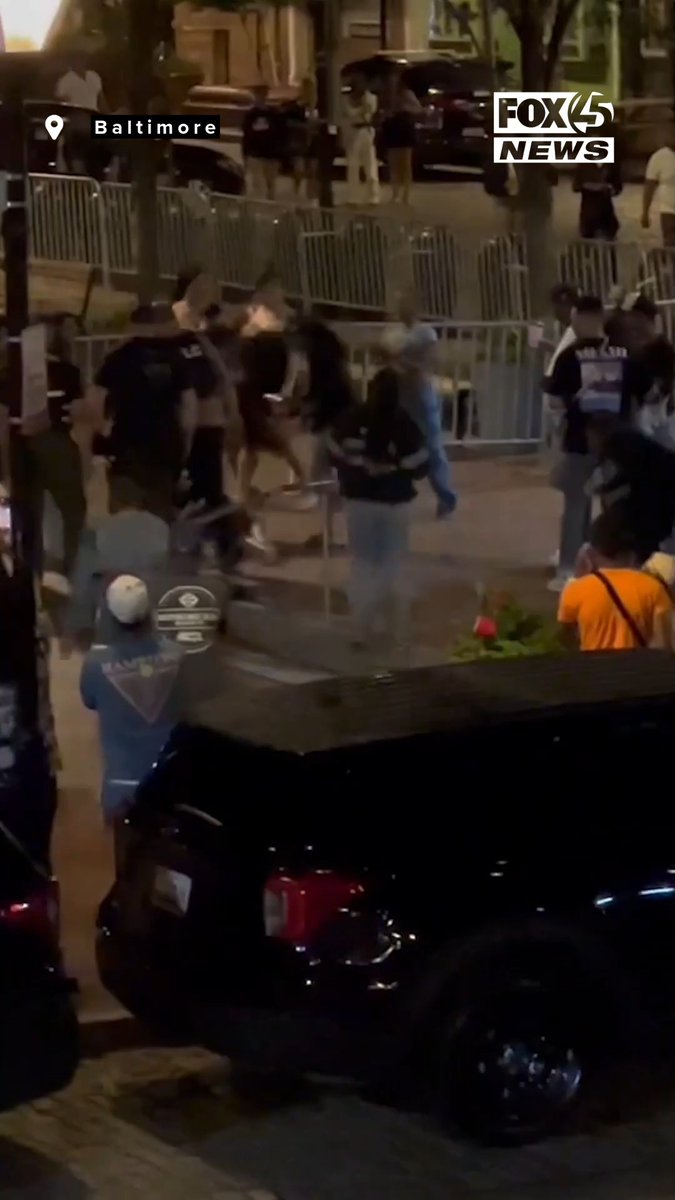A fight broke out on Saturday night in Fells Point. FOX45's Vincent Hill was able to capture the scene.
