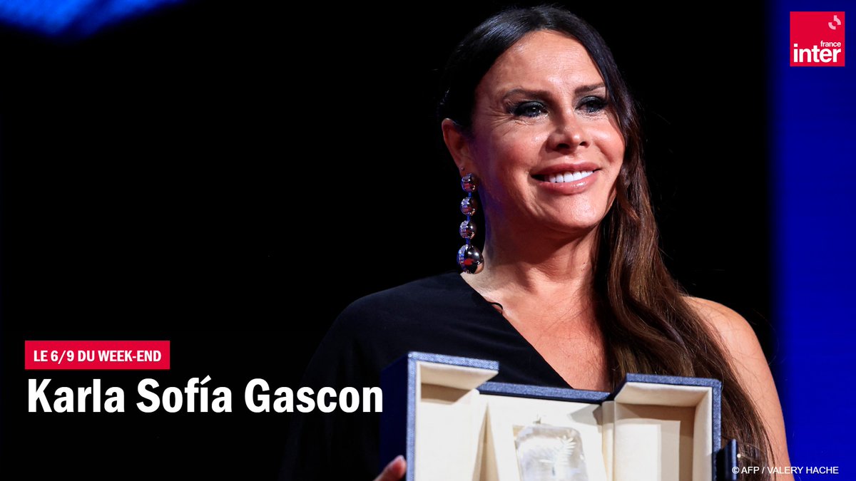 Karla Sofía Gascon est la première femme transgenre à recevoir un prix d'interprétation féminine au Festival de Cannes : "Ce prix, c’est une reconnaissance pour toutes les personnes qui souffrent. C’est une façon de dire, oui, c’est possible." #Le69Inter