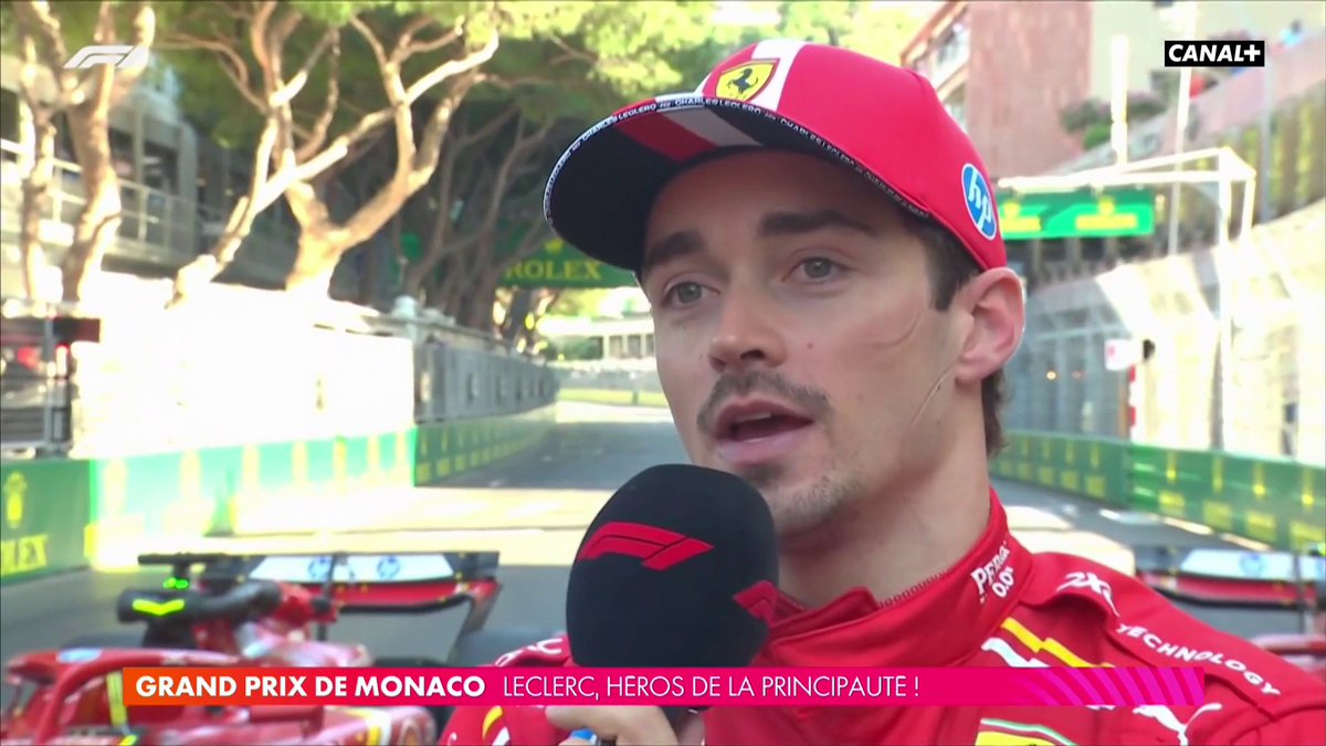 "Je pensais à mon père" 🥹 Charles Leclerc très ému après sa victoire à domicile ❤️‍🩹 #MonacoGP #F1 🇲🇨
