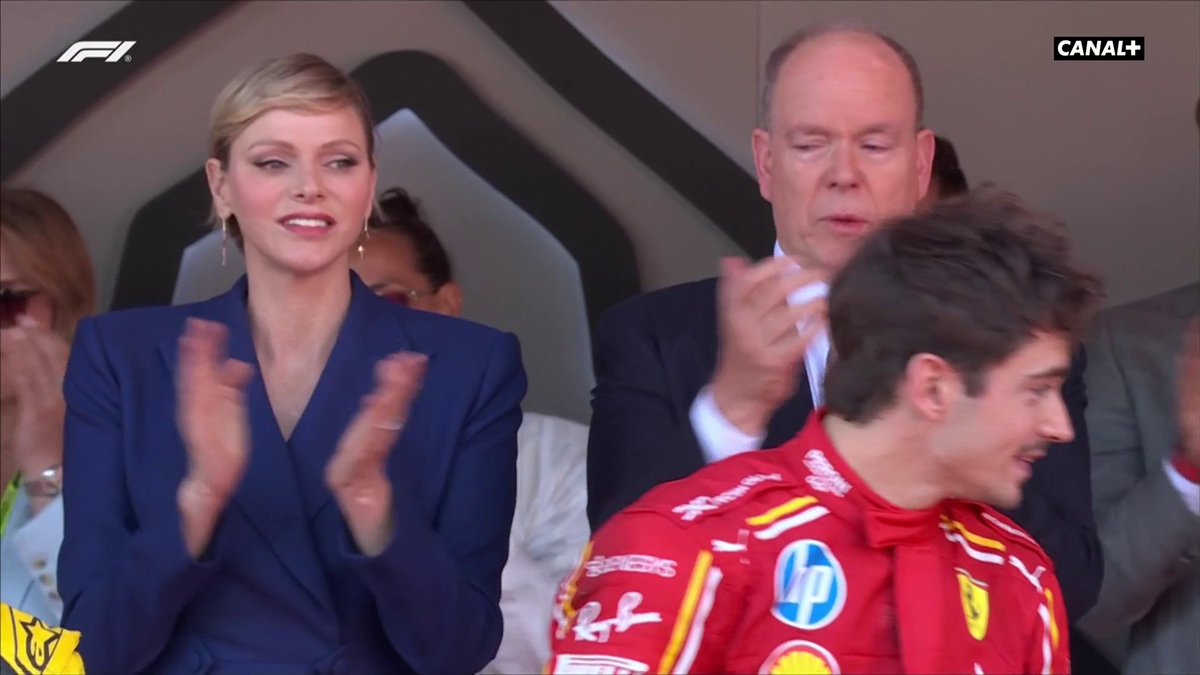 Même Son Altesse Sérénissime le Prince Albert II de Monaco verse une larme sur le podium 🥹 #MonacoGP #F1 🇲🇨