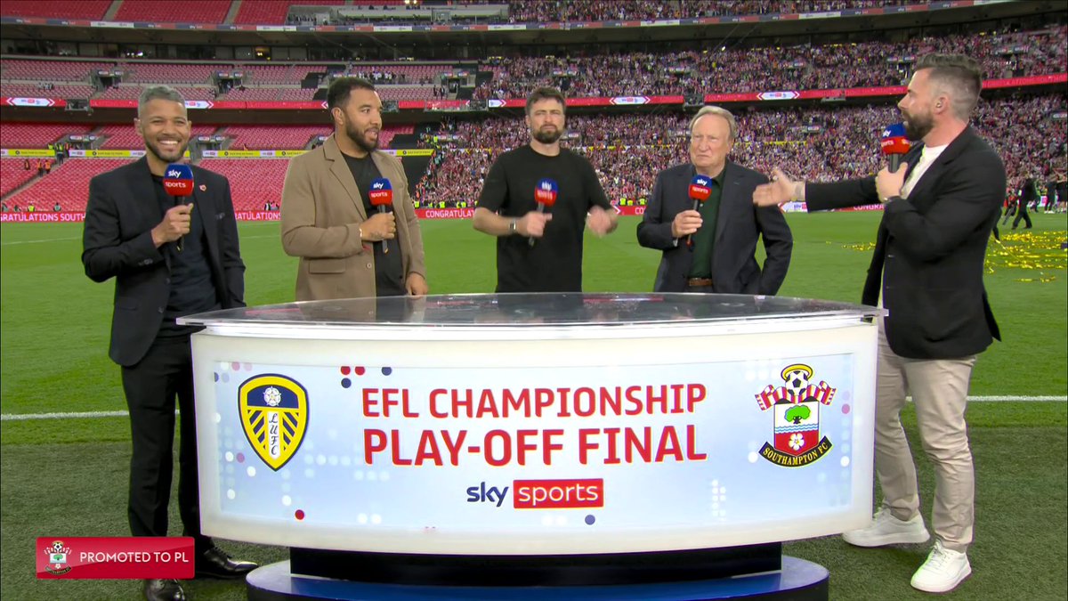 "I feel really emotional, I feel over overwhelmed by the love and support I've had" ❤️ Russell Martin is feeling grateful after winning the play-off final 🥹