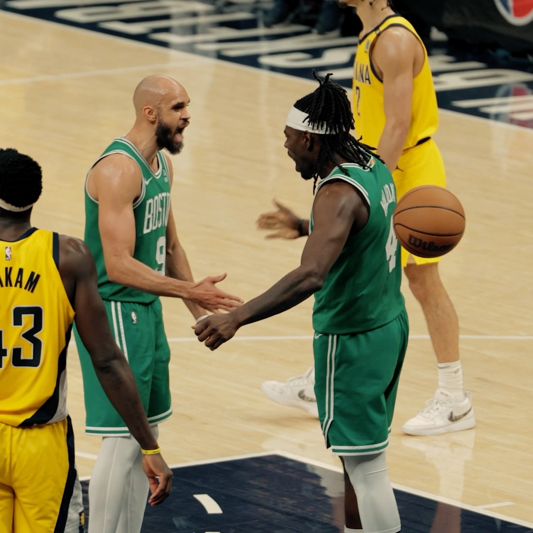 ✅ JT three ✅ Al three ✅ Jrue and-one ✅ Jrue steal Big time players make big time plays.