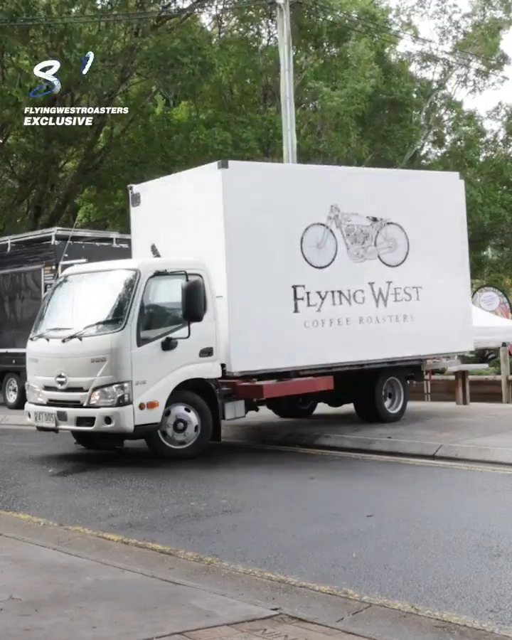 This coffee truck “energizes” both itself and its customers! Credit Supercar Blondie
