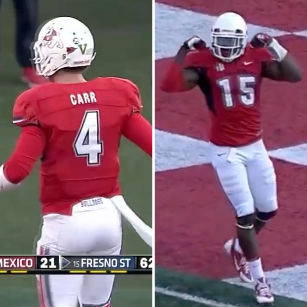 Underrated CFB duo: Derek Carr and Davante Adams. The connection at Fresno State was MUST watch.