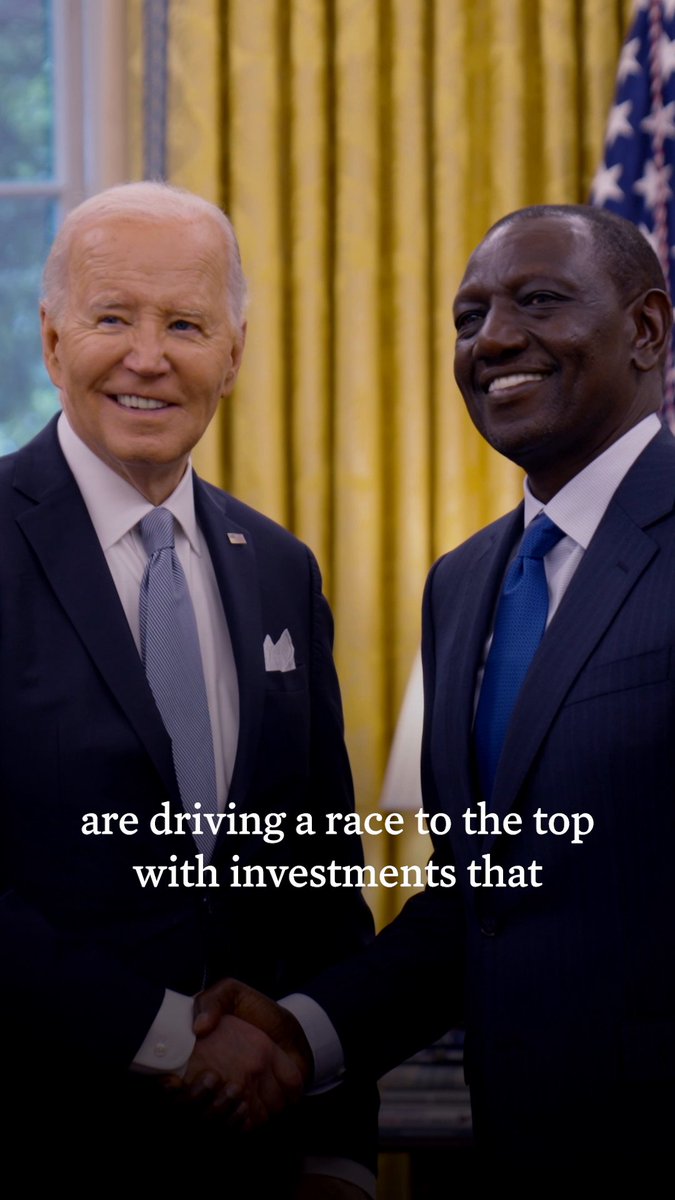 America and Kenya: Divided by distance. United by democratic values.