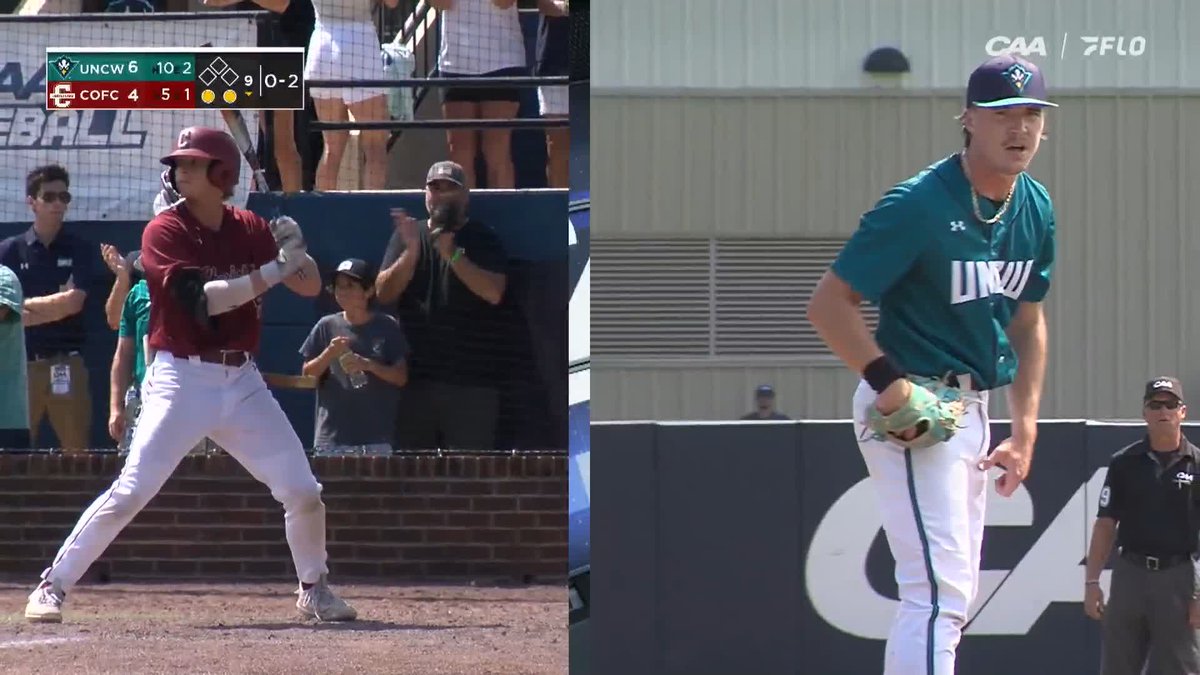 BACK-TO-BACK!!!! #NCAABASEBALL #COLLEGEBASEBALL #CAABASEBALL @FLOBASEBALL