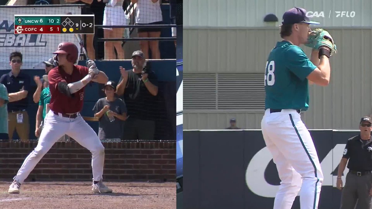 .UNCW Baseball HAS PUNCHED THEIR TICKET 🎟️ #NCAABaseball #RoadToOmaha x 🎥 FloBaseball / Coastal Athletic Association