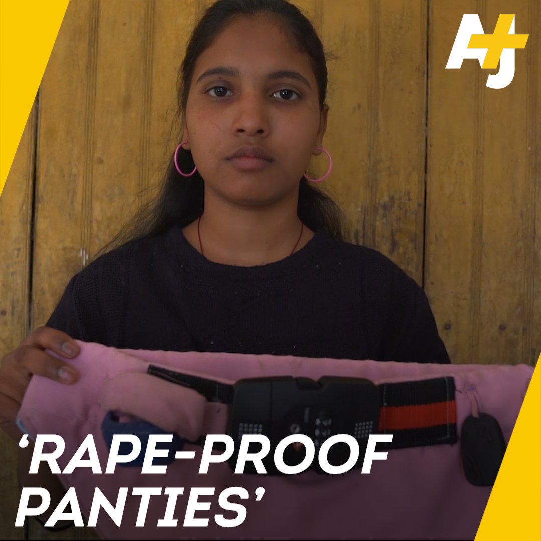 Historic Vids To protect women an intelligent Indian woman made "world's first rape-proof panties" to protect women from sexual assault.