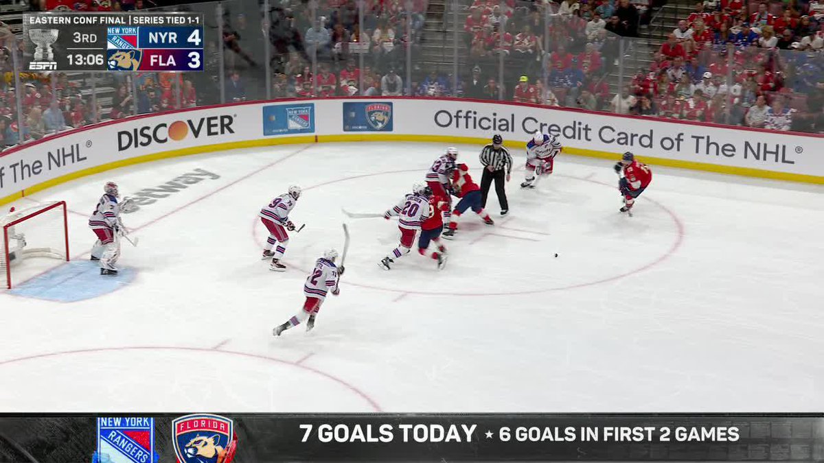 GUSTAV FORSLING TIES IT UP IN THE THIRD PERIOD 😤