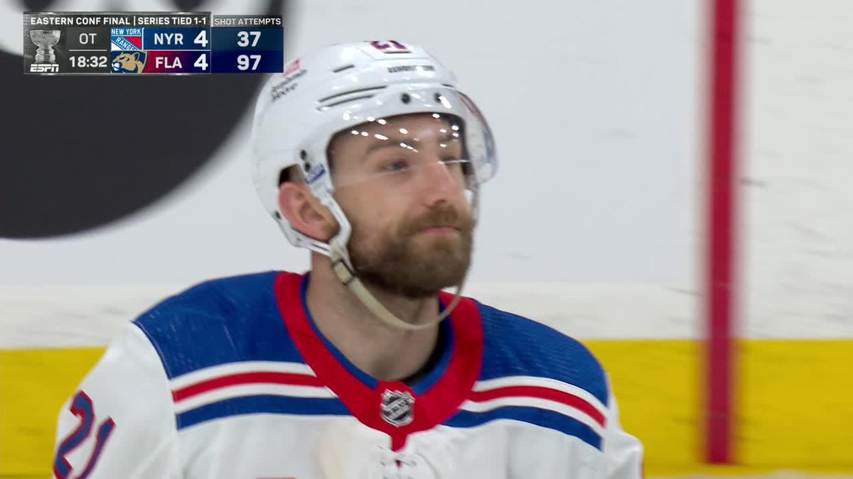 THE RANGERS GOT IT DONE IN OT 😱 New York pulls ahead in the ECF 🗽