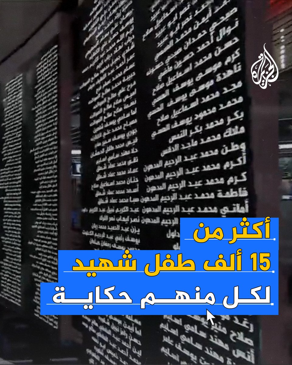 آلة القتل الإسرائيلية تقضي على أحلام أكثر من 15 ألف طفل شهيد منذ بداية العدوان على قطاع #غزة