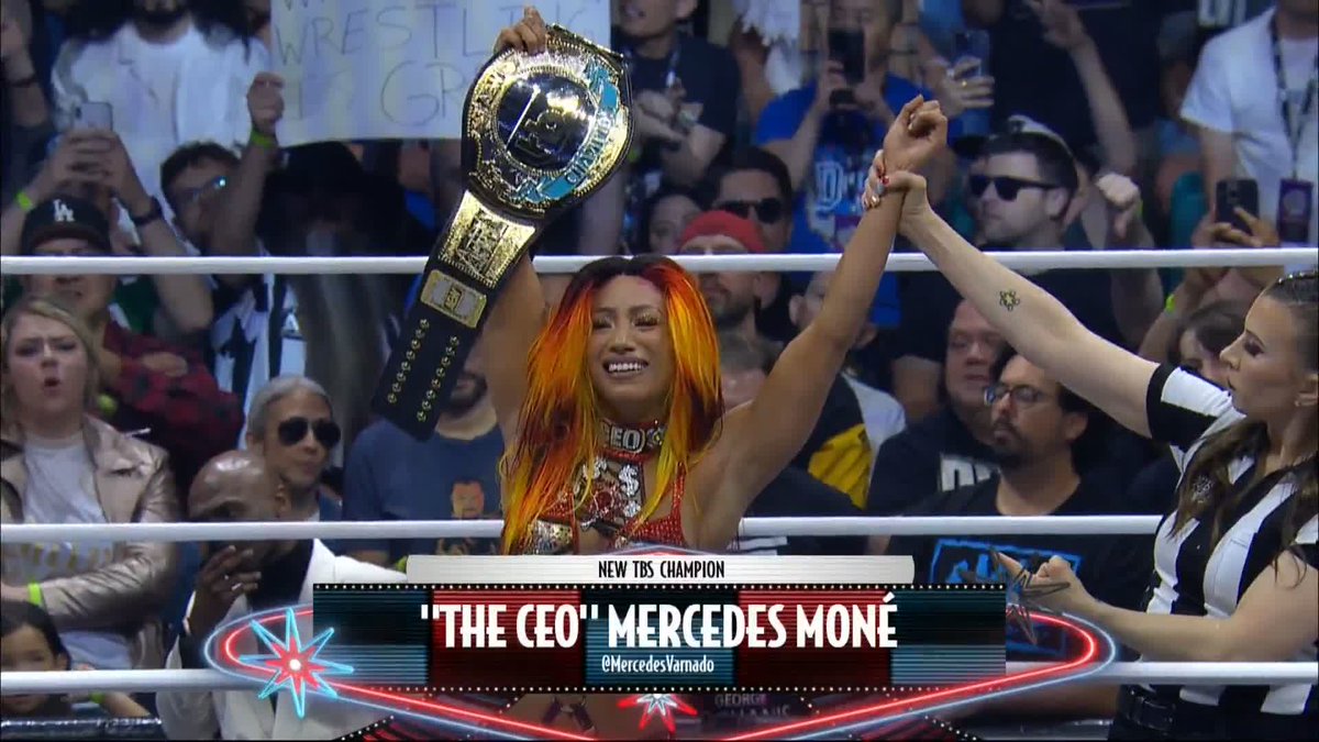 #ANDNEW TBS Champion The CEO Mercedes Moné! Order #AEWDoN on PPV right now! 💻: 🔗: Willow Nightingale | Último Moné