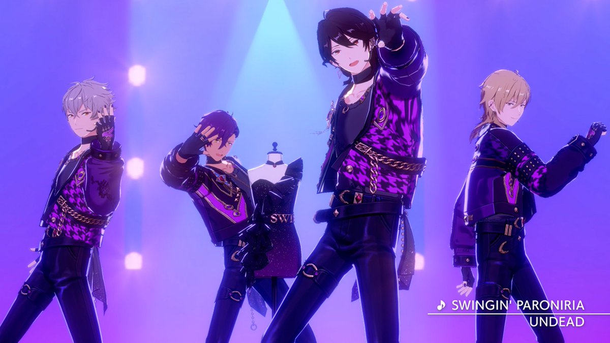 【お知らせ】 5月31日〜 『UNDEAD』のユニット新曲イベント『ロマンス★歌に乗せるSWING NIGHT』を開催予定💫 イベント楽曲『SWINGIN' PARONIRIA』のMVを先行公開します❗ イベント予告はXとアプリ内に掲載中！ #あんスタ