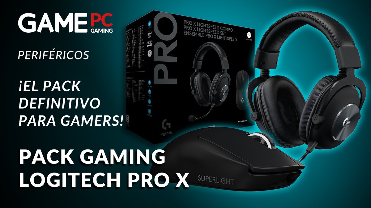 🎁 ¡Llévate este PACK LOGITECH G PRO X con auriculares y ratón inalámbricos exclusivo GAME valorado en 220€! 🎁 🔄 REPOST + Síguenos y a Logitech G España. 📱 Responde citando a un AMIG@ con #LogitechGenGAME. ⏱️ Participa hasta el 30/05 a las 23:59h. ➡️