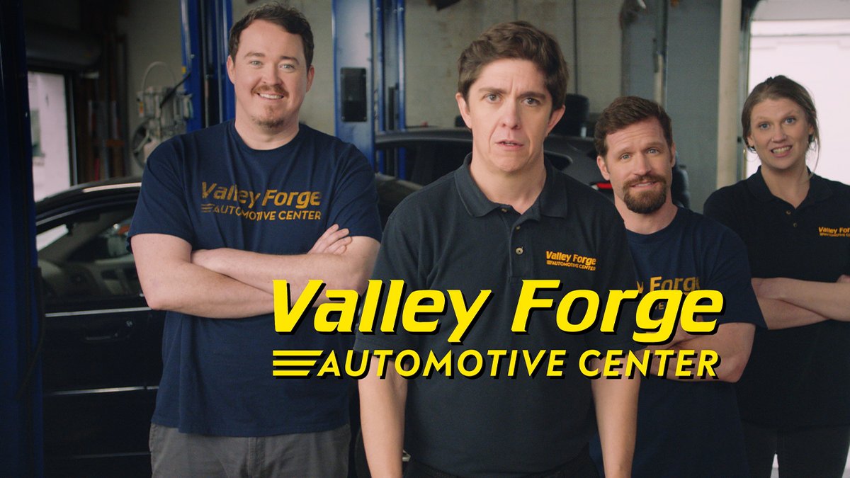 Here at Valley Forge Auto, we'll have you in and out in a jiffy 📺 Tires now playing only on Netflix