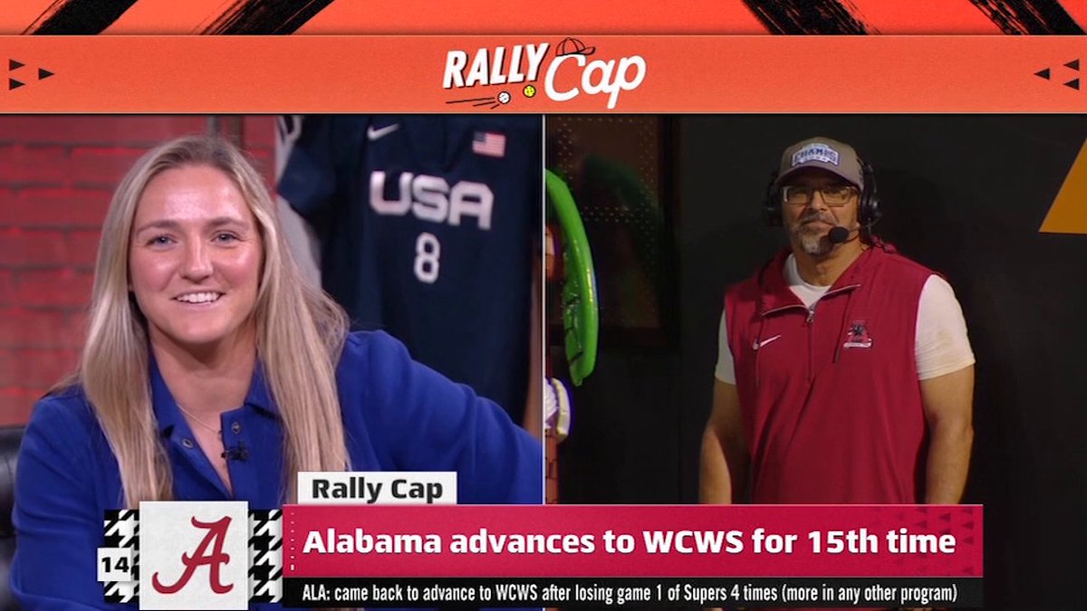 "We finished ninth in the SEC, and it's our first losing season ever, and we're going back to the #WCWS for the 15th time ... it's unbelievable." Patrick Murphy is so proud of this Alabama Softball team 👏