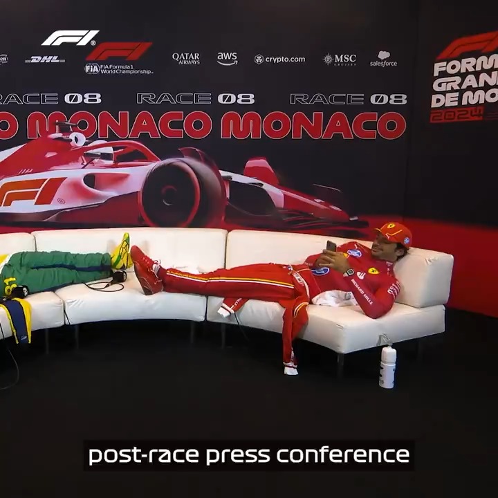 No you are not mistaken, this is the official post-race press conference 😂 #F1 #MonacoGP