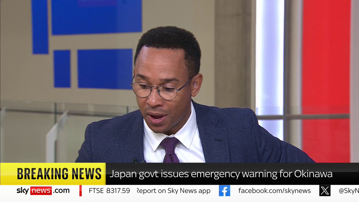 BREAKING: North Korea appears to have fired a missile. The Japanese government has issued an emergency warning for residents in the south to take cover. 📺 Sky 501, Virgin 602, Freeview 233 and YouTube