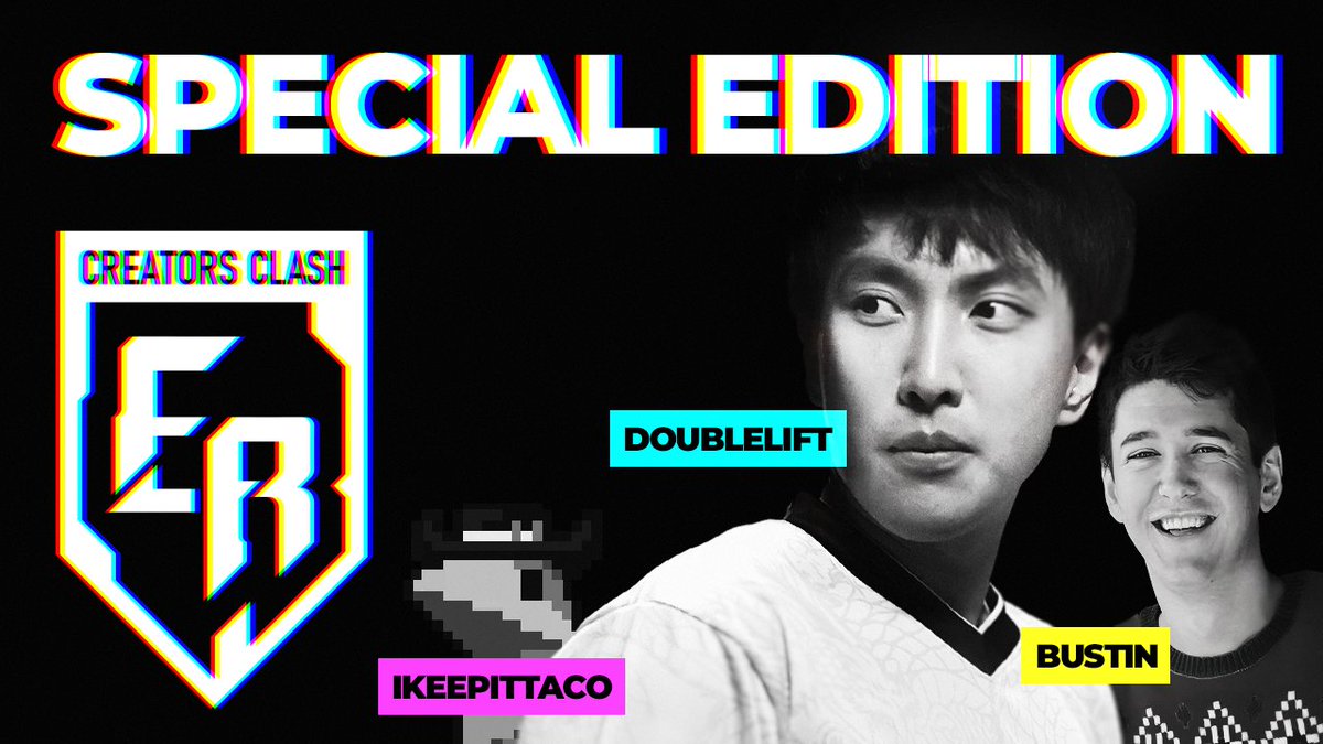 Coming soon! Creators Clash with a MYTHIC twist! Be part of the ultimate survival MOBA with special exhibition matches featuring Doublelift, IKeepItTaco, Bustin! #EternalReturn #ERCC