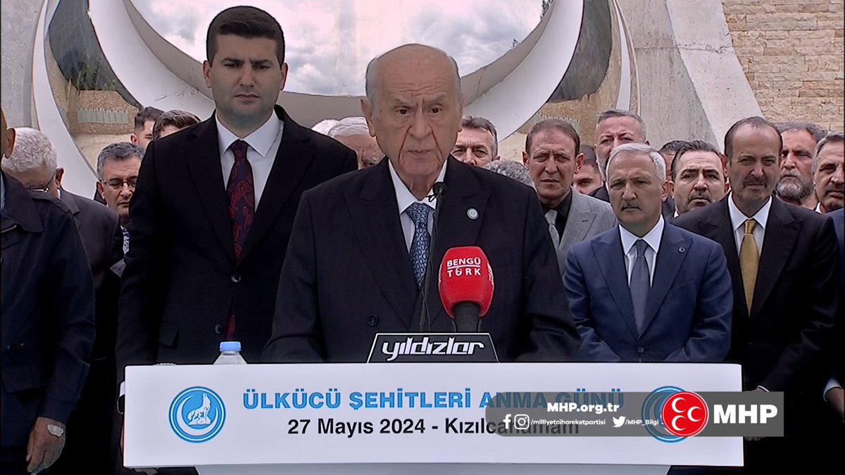 Vatan, millet, Turan ve İ’la-yi Kelimatullah sevgisiyle çarpan kalplerimizle zillet ve zulüm esintisine sonuna kadar direnç göstermeye kararlıyız.
