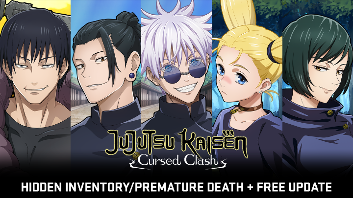 Master a new domain, now with new characters - Available May 30! Satoru Gojo (student), Suguru Geto (student), and Toji Fushiguro join the clash as part of Paid DLC Hidden Inventory/Premature Death. Plus, Mai Zen'in and Momo Nishimiya will join the fray in a FREE update!