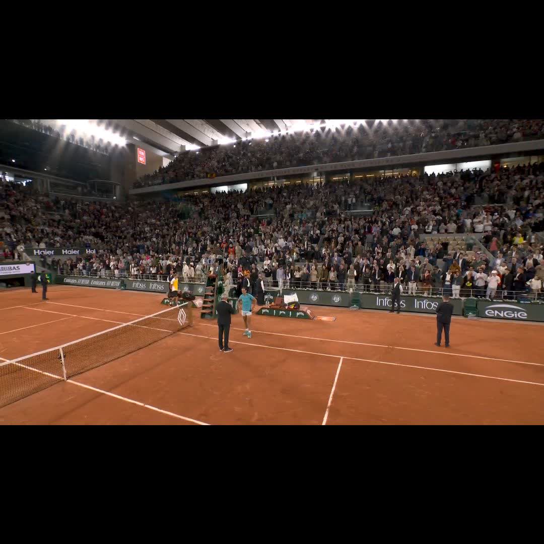 We love you too Rafa, and we hope to see you again next year 🧡 #RolandGarros