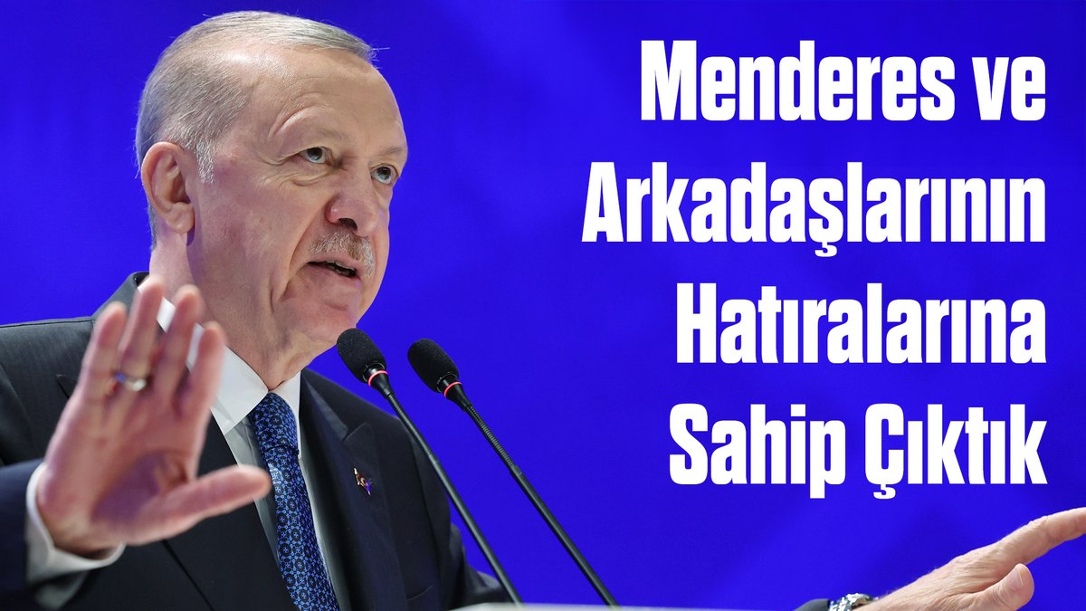 Yassıada’yı Demokrasi ve Özgürlükler Adası’na çevirerek Menderes ve arkadaşlarının hatıralarına sahip çıktık. Meşruiyetini milletten alan, sırtını sadece millete dayayan bir iktidar ve ittifak olarak hamdolsun bugünlere kadar yüzümüz ak, başımız dik bir şekilde gelmeyi başardık.