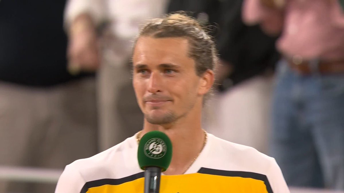 Zverev's heartfull words to Nadal 🧡 #RolandGarros