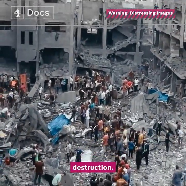 “All I see is destruction.” Hind Khoudary is a Palestinian journalist reporting from Gaza. Over 200 days, Hind and other Palestinian journalists filmed Israel’s military assault on the Gaza strip for a Channel 4 Dispatches special - made by basement films.
