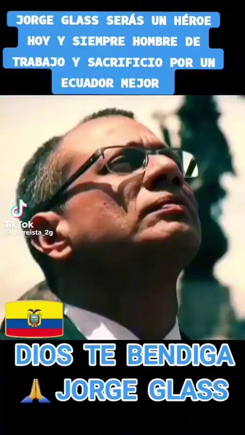 📌✅🇪🇨 Oremos por la vida y salud de nuestro compañero, jefe y amigo Jorge Glas . Que tiemble el mundo por la injusticia que vivimos en el 🇪🇨 Tantos atropellos y linchamientos mediáticos que hacen contra un hombre de honor y hoy convertido en símbolo de honestidad. #Lawfare.