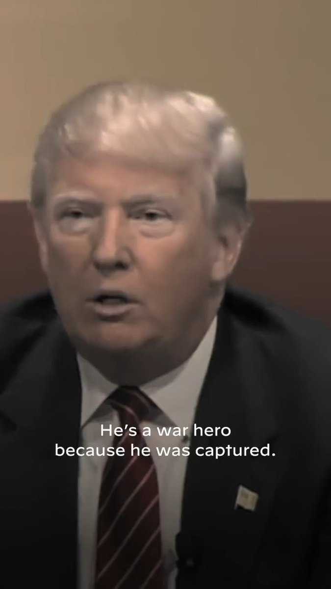 This is how Donald Trump feels about those who served our country