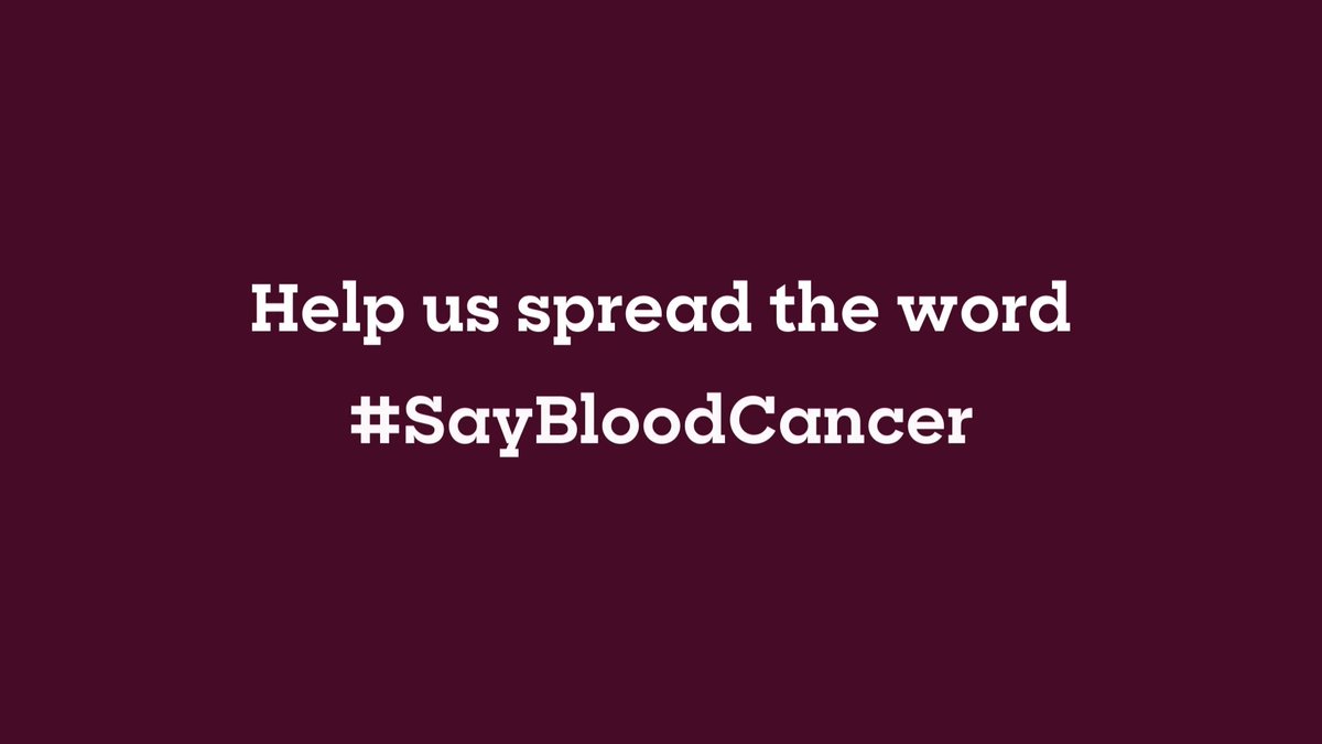 Today is World Blood Cancer Day, but across the globe, awareness of blood cancer remains shockingly low. Help us #SayBloodCancer by sharing this video with your family and friends. Thank you. ❤️