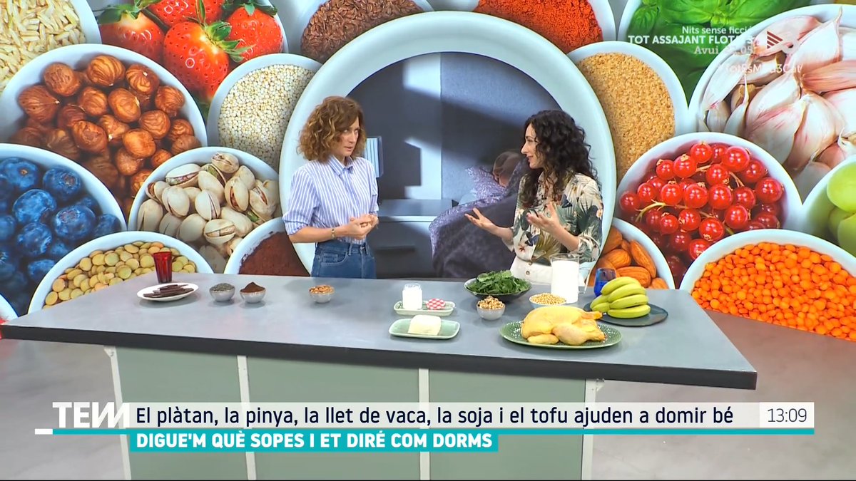 Digue’m què sopes i et diré com dorms. Recomanacions alimentàries de la nutricionista Júlia Farré (Júlia Farré 🍅) per dormir millor #TotEsMou3Cat