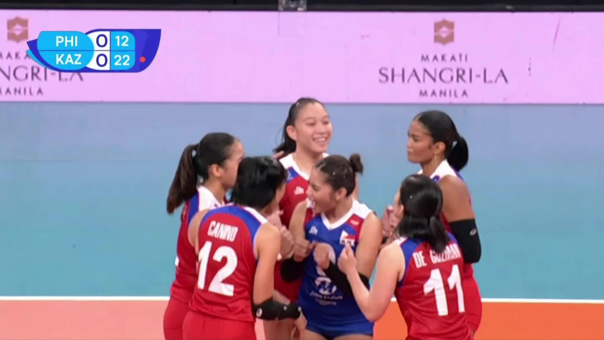 BATGIRL IS ON THE MOVE 🦇 Arah Panique creates instant impact as she spearheads Alas Pilipinas' 12-2 run with six points of her own to chase down a huge Kazakhstan lead in Set 1! #AlasPilipinas #AVCChallengeCup