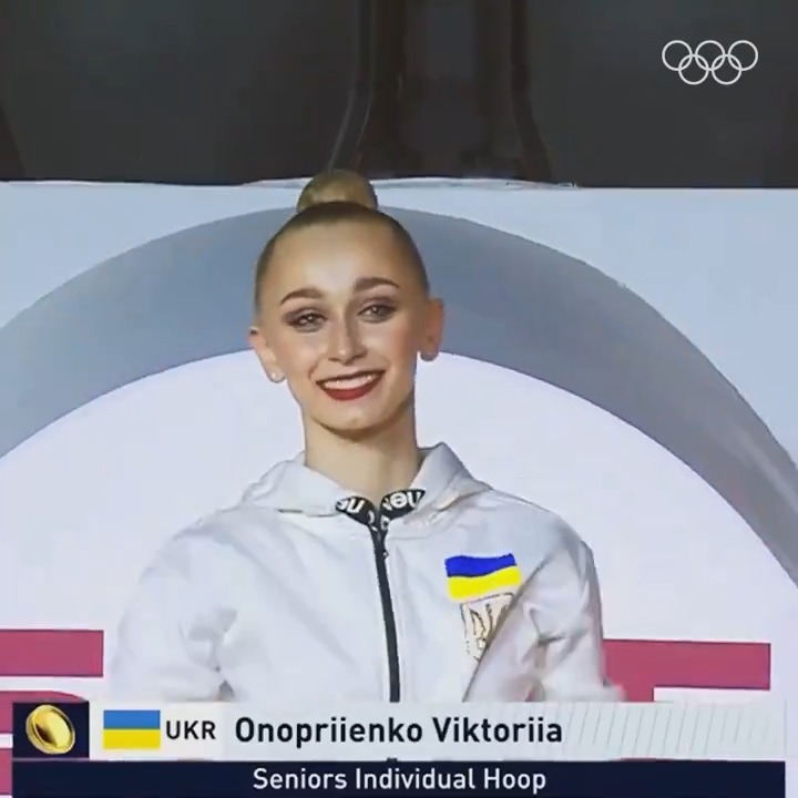Winning a gold medal at the European Championships for Ukraine 🥇❤️ Watch the unbreakable spirit and inspiring journey of rhythmic gymnast Viktoriia Onopriienko in our exclusive documentary ➡️ World Gymnastics