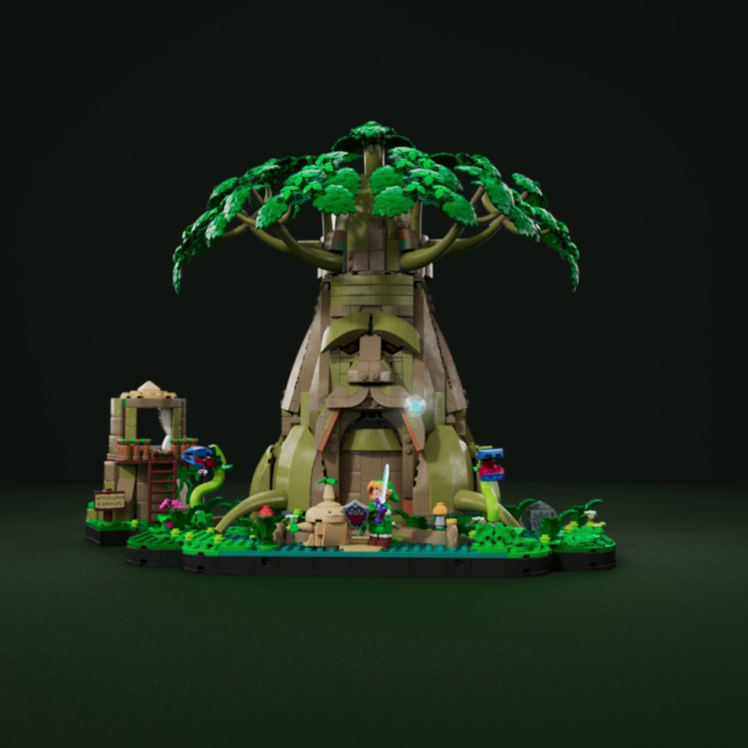 The #LEGOTheLegendofZelda Great Deku Tree 2-in-1 Set is available Sept. 1, 2024.