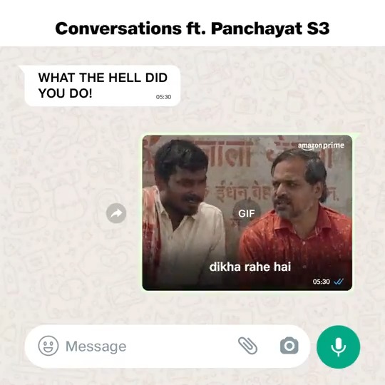 Lauki'n this week for Panchayat S3 Watch it on prime video IN with #JioAirFiber