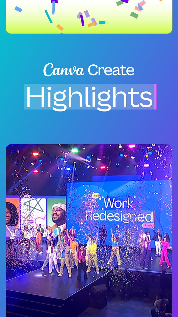 #CanvaCreate: Work Redesigned was one for the books 👏 YouTube Theater was packed with people and programming for a day in L.A. well spent.