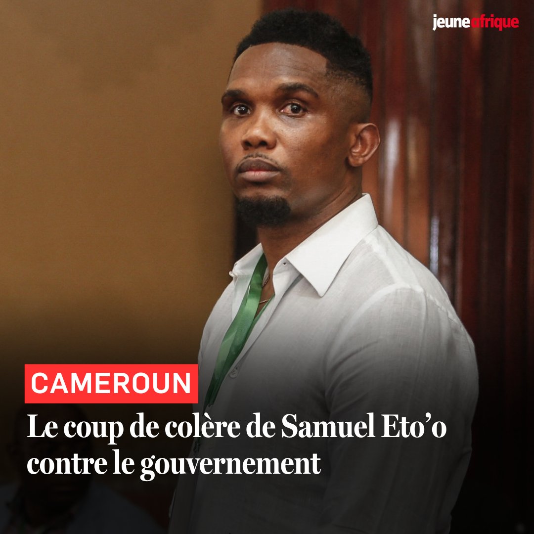 🇨🇲 "Ici, je suis le seul patron ! C'est moi le président de la fédération !" Le président de la Fédération camerounaise de football Samuel Eto'o est sorti de ses gonds. Il a expulsé des locaux de la Fecafoot un conseiller du ministère des Sports, avant d’indiquer la sortie à Marc Brys, sélectionneur imposé par le gouvernement.