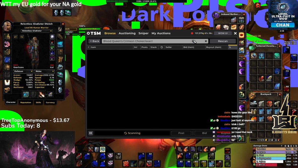 Meet our newest Featured Streamer: Chan! Chanimal plays in the AWC for Echo and is taking his prowess into Cataclysm Classic! 📺 He's live RIGHT NOW - catch the fun!