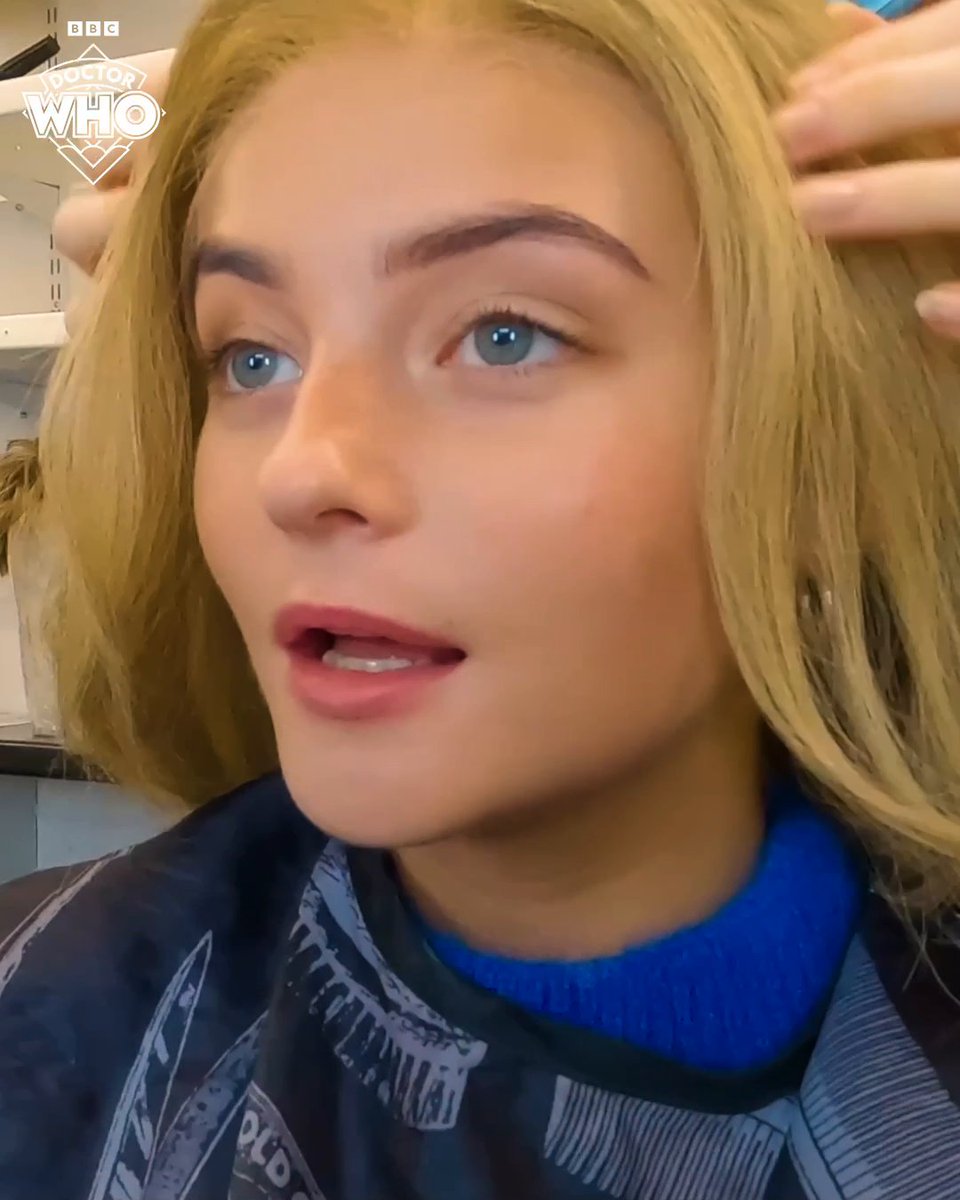 Ready to time travel with the #DoctorWho cast? Venture all the way back to 2022 and see Millie Gibson's first day on set! 👀🎬