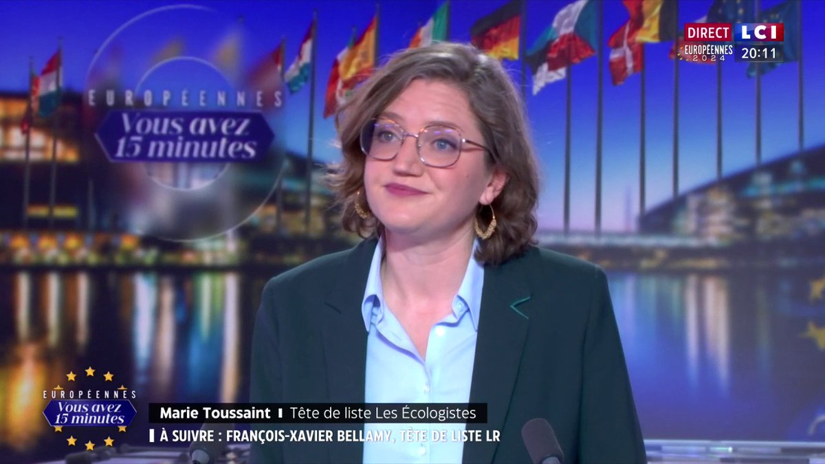 🗣️ "On est en train de perdre la Terre sur laquelle nous vivons, quand est-ce qu'on réveille ?" demande Marie Toussaint 🌍🌏 qui s'insurge contre "la propagande anti-écolo" ▶️ #VousAvez15Minutes