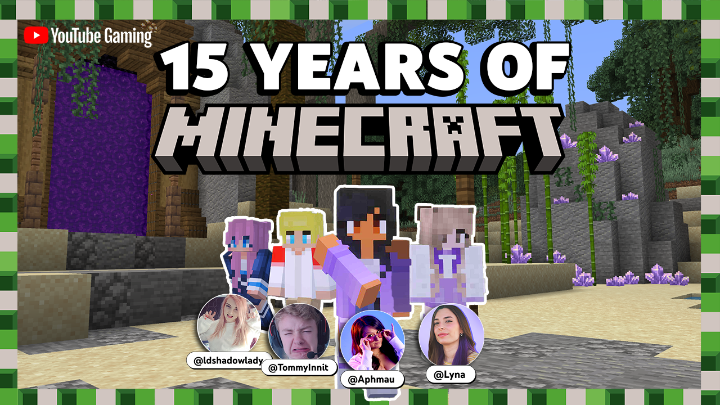 15 years of Minecraft, 15 years of a community unlike any other 💚 #minecraft15