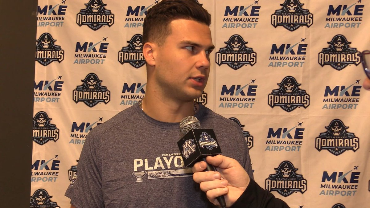 “Last year, none of the guys experienced this team before. This year, half of our guys have. That definitely helps.” Egor Afanasyev on Game 1 tomorrow night 👉 #MILhockey