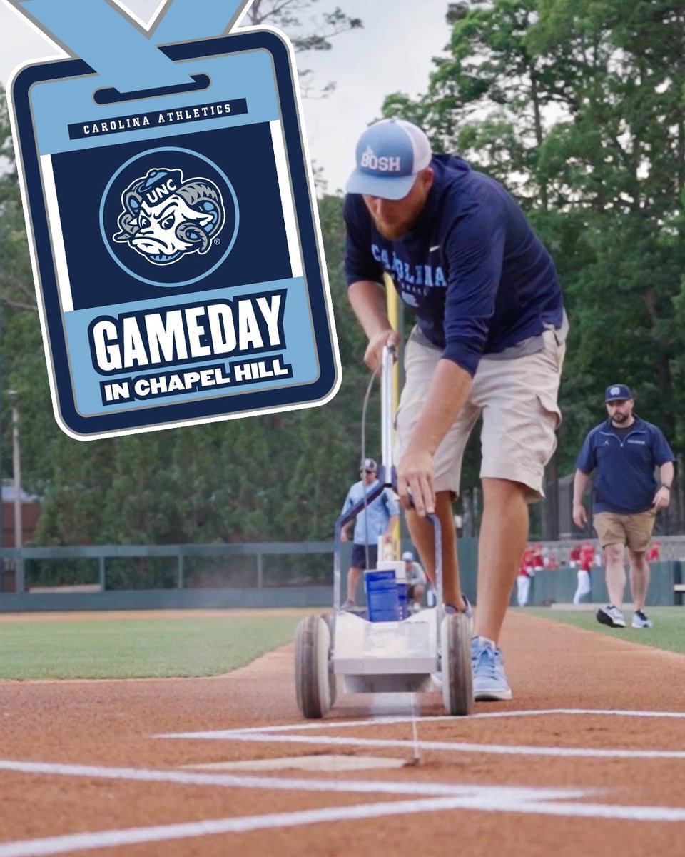 Ahead of this weekend's NCAA Regional at The Bosh, we're excited to highlight the hard-working Turf Management &amp; Grounds crew who work hard behind-the-scenes to keep all our fields in optimal shape for the Tar Heels 🌱🐏 #GoHeels