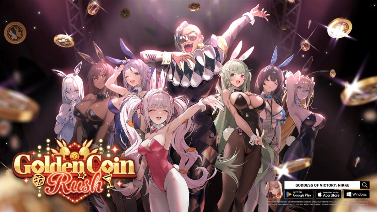 【GOLDEN COIN RUSH PV】 The TETRA GOLDEN CHIP SHOWDOWN is back! 🎲 Who will be the winning squad this year?! "We'll win this round for sure!" HD Ver 🔗: #NIKKE