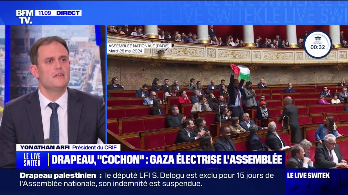 Yonathan Arfi, président du CRIF: "Le mot de porc, il a une histoire dans le bréviaire antisémite"