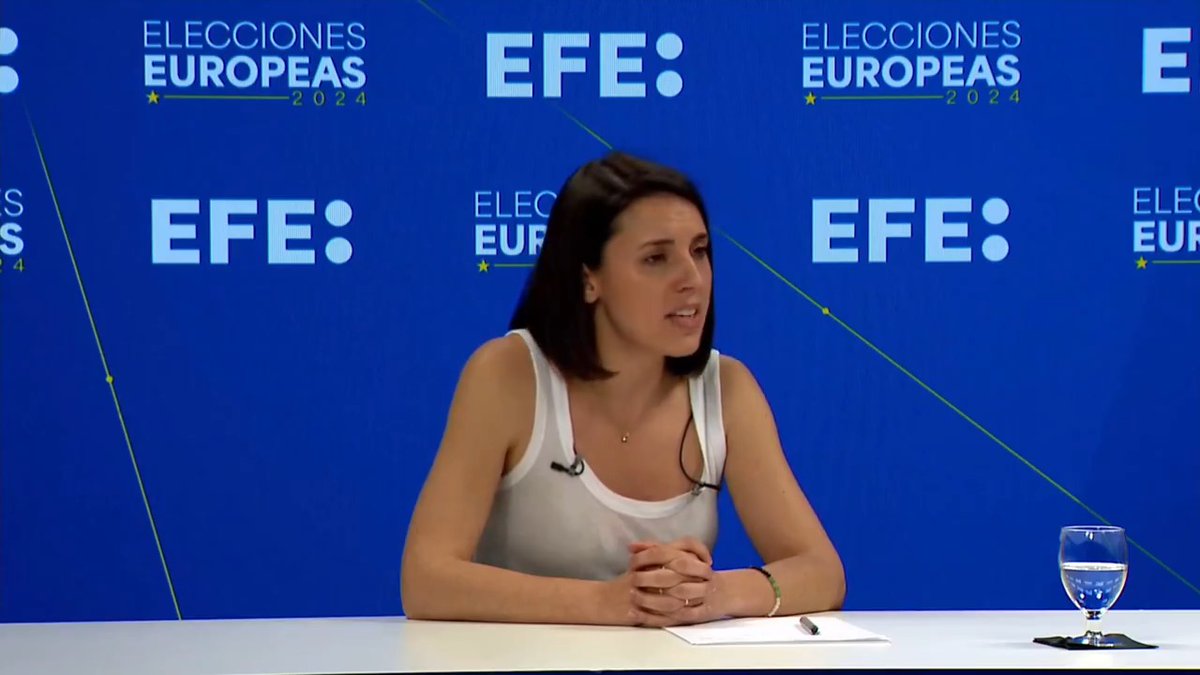 "Lo que le permite a Netanyahu continuar con el genocidio en Palestina no es la foto con Abascal: es el apoyo y la complicidad de Europa y Estados Unidos con el Estado genocida de Israel". 🎥 Irene Montero