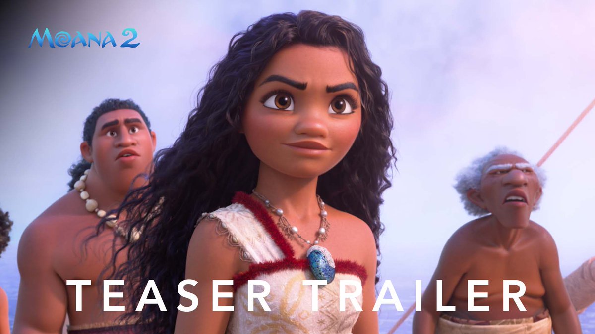 The first trailer for ‘MOANA 2’ has been released. In theaters on November 27.