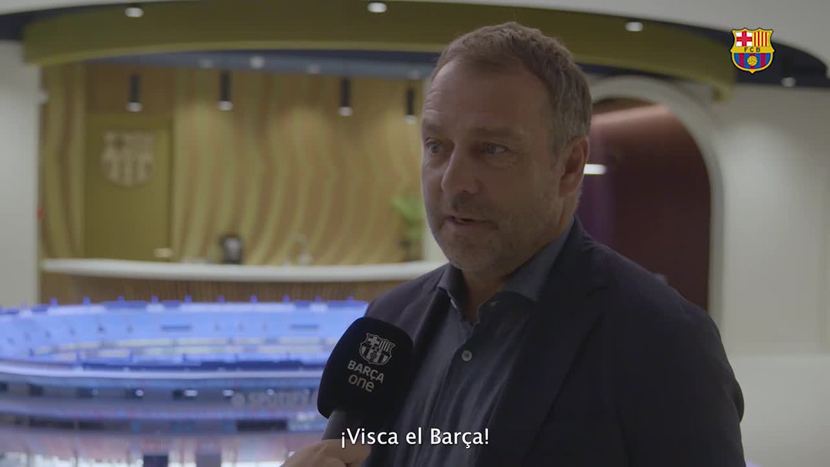 🎙️ ¡Las primeras palabras de Hansi Flick como entrenador del Barça!